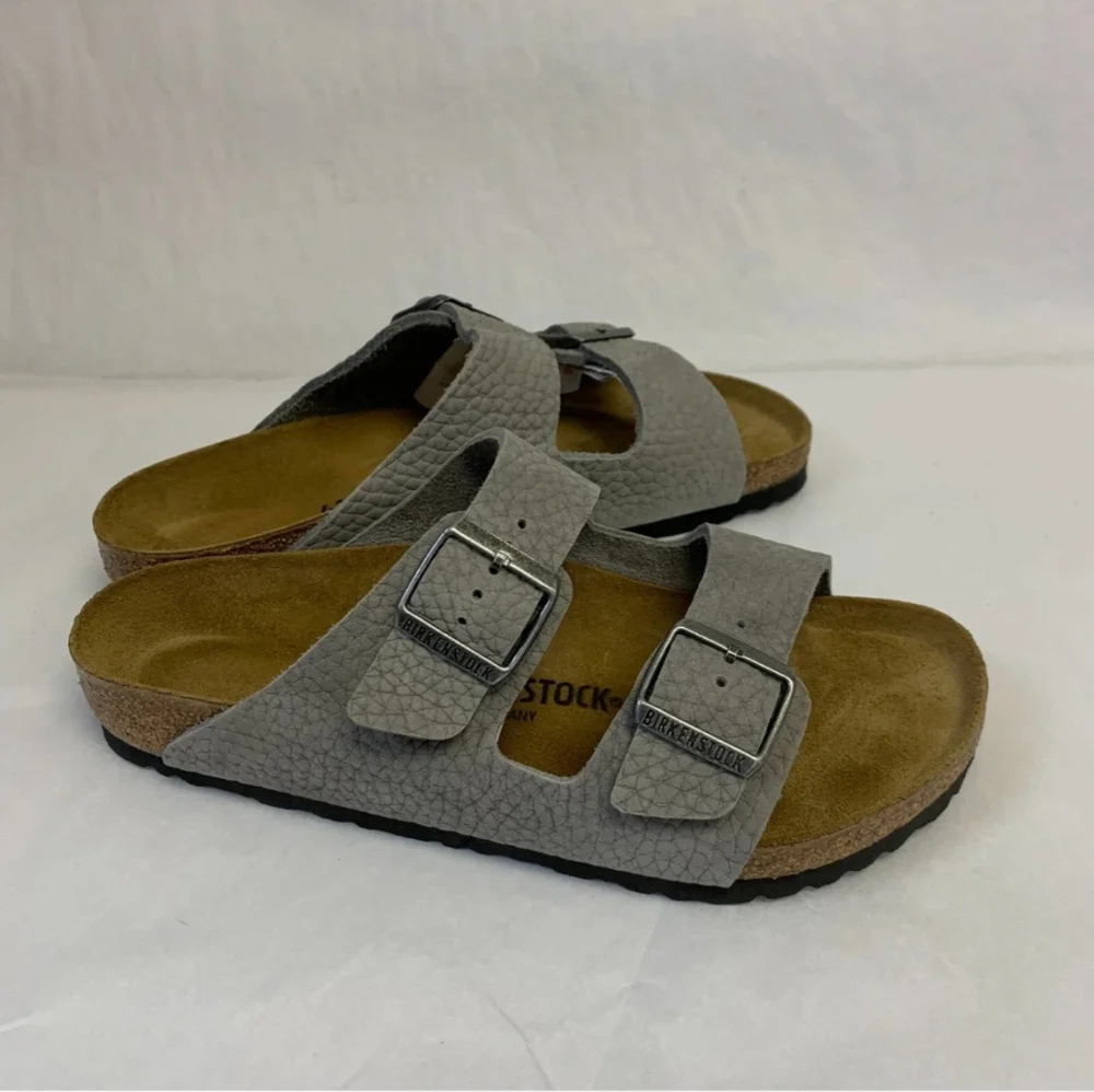 Birkenstock New w/o Box Arizona Desert Buck Whale Gray Nubuck Size 11